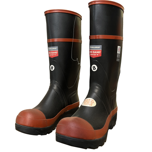 SKELLERUP RED BAND SAFETY GUMBOOTS SIZE 4-14